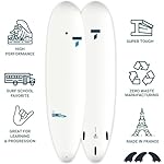TAHE 7'8" Comet Tough-Tec Surfboard – Lightweight, Durable Soft-Top Surfboard | Stable and Forgiving Ride for Beginners & Intermediate Surfers | Made in France for Long-Lasting Performance - Image 5