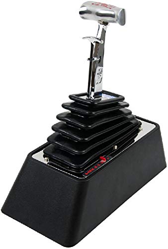 B&M Automatic Star Shifter,Universal 3 & 4 Speed,Polished Aluminum & Black Plastic Base,Compatible With Chrysler A727,A904,A518 Transmissions,Ford C4,C5,C6 & Aod Transmissions #TOP2