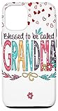 iPhone 12/12 Pro Blessed To Be Called Grandma PC Flower Heart Mother's Day PC Case