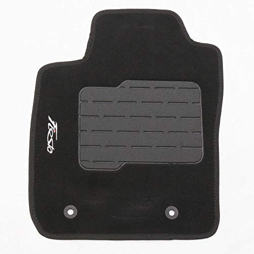 Tapetes de Carpete 05 Peças, Preto - Ford New Fiesta 08/12
