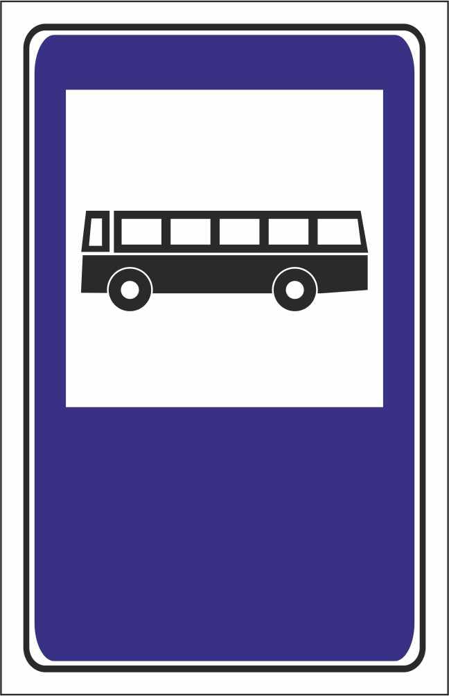 Segnaletica Di Parcheggio in Bicicletta Alla Fermata Dell'autobus