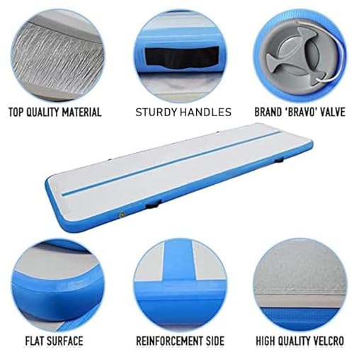 Air Tumbling Mat 13ft 16ft 20ft Inflatable Gymnastics Mat Tumble Track with Air Pump for Home/Gym/Outdoor/Training/Water/Cheerleading/Yoga by DAIRTRACK - Image 4