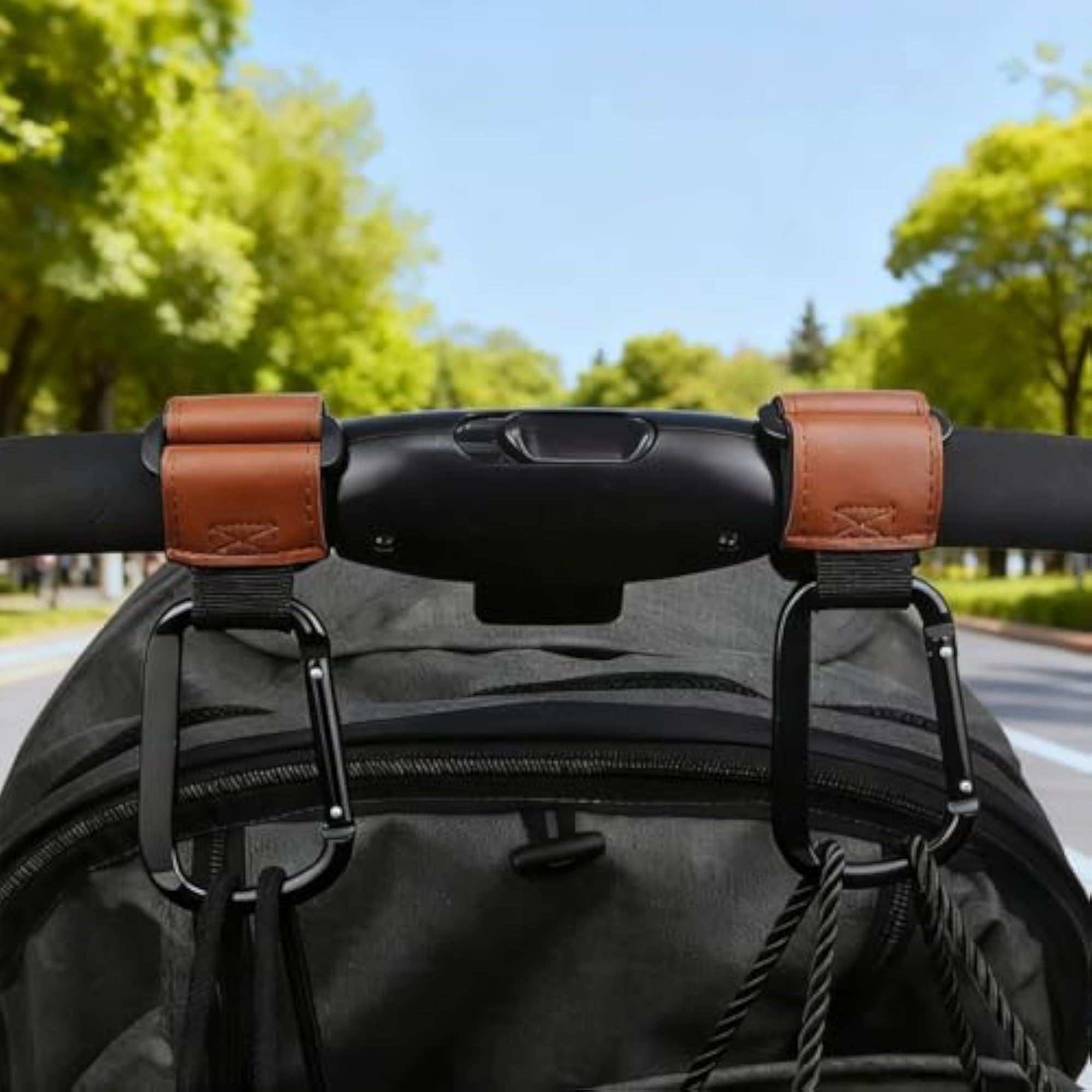 Stroller Hooks, 2Pcs Carabiner Hook for Pram
