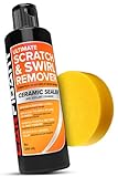 Carfidant Scratch and Swirl Remover - Car Scratch Remover for Vehilces Paint - Polishing Compound for Cars with Buffer Pad - Cutting Compound Paint Restorer Kit