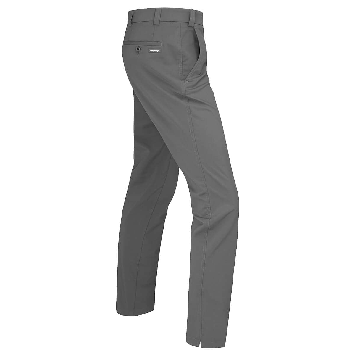 Stromberg - Hampton - Mens Tapered Breathable Water Resistant Golf Trousers - Quick Dry Mens Golf Pants - Grey - 32 Regular