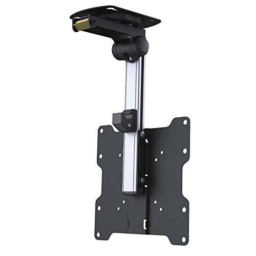 Puremounts Pm-Slope-37 - Sostegno Tv/Lcd Da Soffitto Vesa 200 X 200, Nero - 2