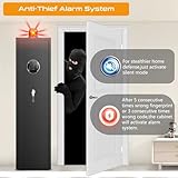 MAAOBR 8-10 Rifles Gun Safe, Security Lockable Shotgun Rifle Safe Box with Digital Keypad Lock and Emergency Keys, Gun Storage Cabinet with Built-in Storage Locker and Removable Storage Shelf - Image 4