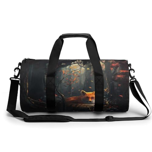 Sac de voyage duffel Renard de la Forêt compact et résistant pour le camping