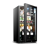 ★ 【Seguridad y ahorro de energía】 El gabinete para vinos tiene cableado estable, operación estable, refrigerante ecológico, no contiene flúor, diferentes elementos de temperatura en diferentes rangos de temperatura, control inteligente de energía, modo de espera automático y ahorro de energía.