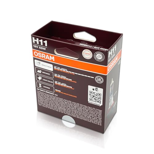 DAMA Automotive Lighting H11 Night Breaker 220 Halogen Headlight Bulbs 64211NB220-2HB 3900K 12V 62W PGJ19-2 | Pack of 2 by DAMA Automotive Lighting - Image 7