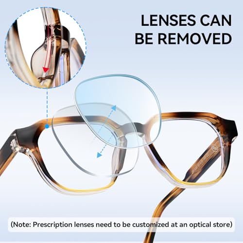 Image of Dollger Blue Light Glasses for Women Men Computer Glasses Square Blue Light Blocking Glasses