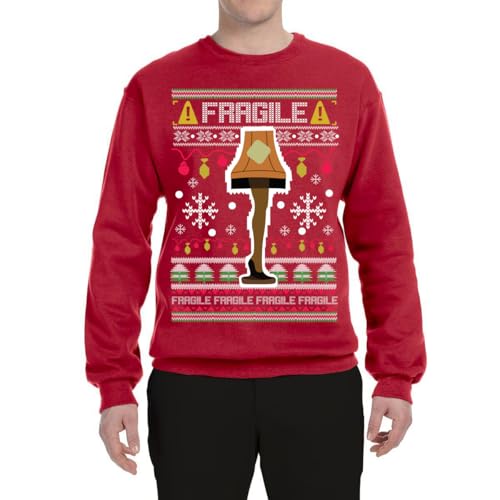 Fragile Leg Lamp Christmas Sweatshirt - Image 2