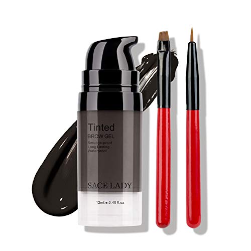 Eyebrow Gel Kit with 2PCS Eyebrow Brushes, Tinted Long Lasting Cruelty Free Eyebrow