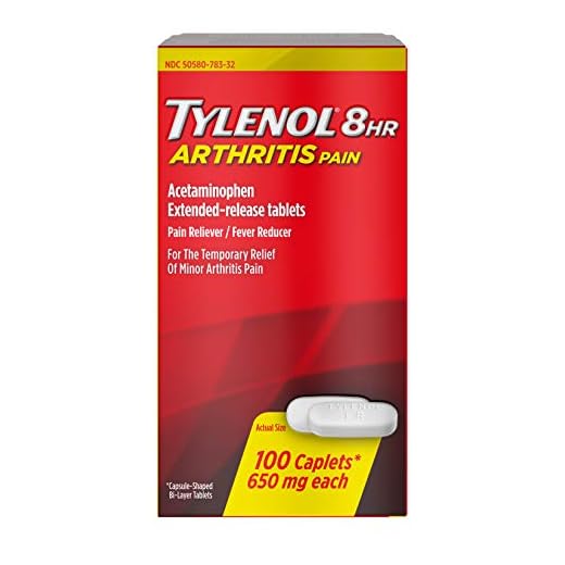 Tylenol 8 HR Arthritis Pain Caplets, 650mg - 100 ct, Pack of 4