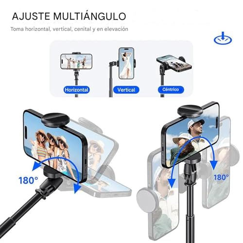 Mando a distancia en este trípode para teléfono ideal para vlogging 4