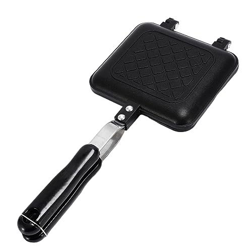 Peosaard Toasted Sandwich Maker Non-Stick Camping Toaster Quick Heating Toastie Maker Double Sided Sandwich Press with Non Slip Anti-Scald Handle for Bread Breakfast, Sandwich Press - Image 8