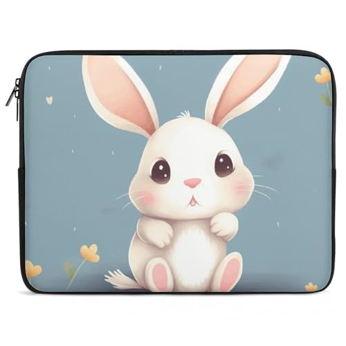 Funda para laptop 17 pulg conejo caricatura resistente