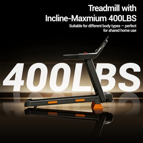 image for CURSOR FITNESS 16% Treadmills for Home with Handle, 3 in 1 Portable Tr