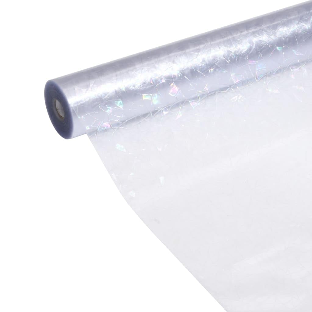 Dekor-Fensterfolie, mattiert, 3D-Regenbogen-Muster, 45 x 500 cm, PVC-Fensterbehandlungen