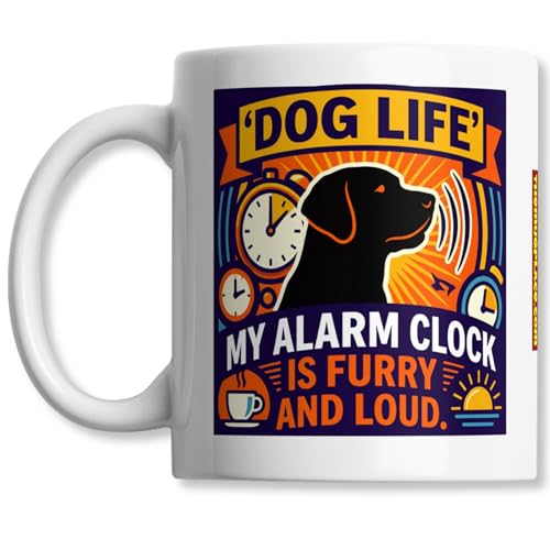 The Mug Place �h�b�O�I�[�i�[�M�t�g �j�����p - My Alarm Clock Is Furry And Loud - ���g���|�X�^�[ �z�[���R�[�q�[�J�b�v - 11�I���X �Z���~�b�N