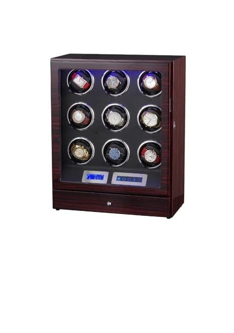Medetai Watch Winder for 9+0 Automatic Watches 2 Quartz Clocks, LCD Screen and The Accompanying Remote Control (B0C2C73WL2) Amazon Price History, Amazon Price Tracker