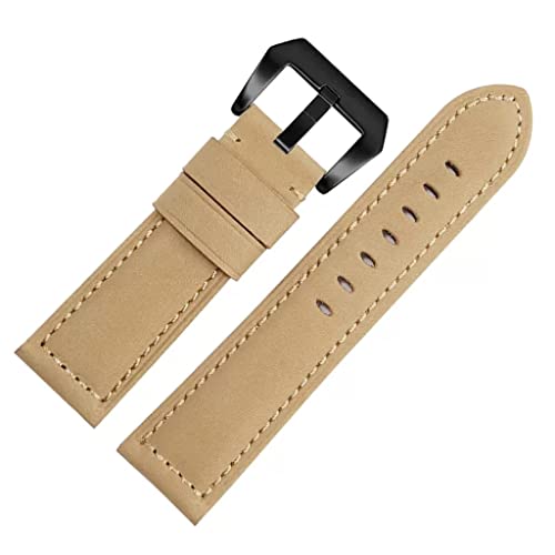 Sangle de montre en cuir de 22mm idéale pour le bureau et les sorties chic
