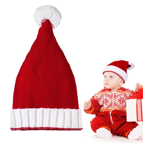 COLOFALLA Weihnachtsmütze Klein Nikolausmütze Kinder Weihnachtsmann...