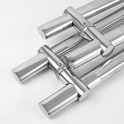 Poignée de porte de douche en acier inoxydable avec entraxe variable