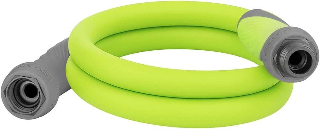 Garden Lead-in Hose with SwivelGrip, 5/8 in. x 5 ft., Lightweight All-Weather Water Hose, Durable and Flexible, Leak-Free Connections