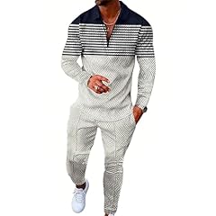 White Navy Color Block With Strip