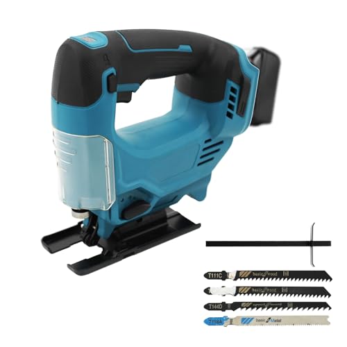 Scie sauteuse sans fil, compatible avec batterie Makita 18V - 3 vitesses réglables