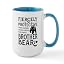 White/Blue Inside - Fiercely Protective Brother Bear Mugs