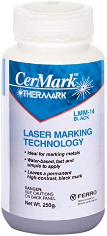 LMM14 Paste - 250g Bottle - Cermark Thermark Black Laser Marking Technology for Metals