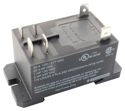 Enclosed Power Relay, 6Pin, 230Vac, Dpst-No