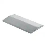 Travesseiro de Apoio Lombar para Amamentação Memory Foam Pillow for Pregnant Women Lumbar Support Pillow for Bed Car Train and Tv Watching Wedge Grey