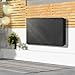 Outdoor TV Cover 60 to 65 inch Weatherproof,600D Waterproof Full Protection TV Outdoor Covers for Outside Flat Screen TV, Black, Cover Size 58''W x 37''H x 5