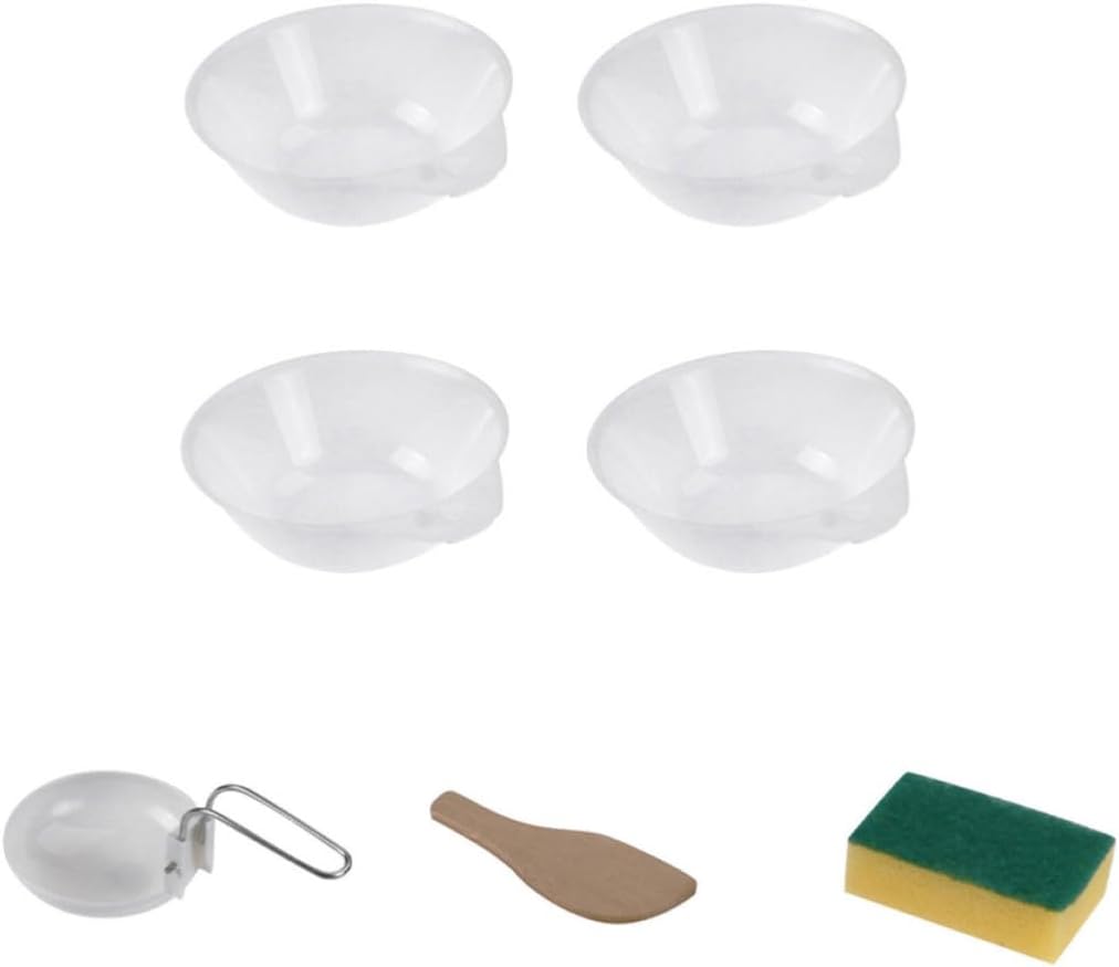Portable Camping Tableware Accessories Set with Bowl, Spoon, Spade