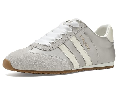 J/Slides Women's Peggy Grey/White 8.5 Medium