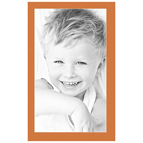 18x31 Tangerine / Octoberfest Custom Mat for Picture Frame with 14x27 opening size (Mat Only, Frame NOT Included)