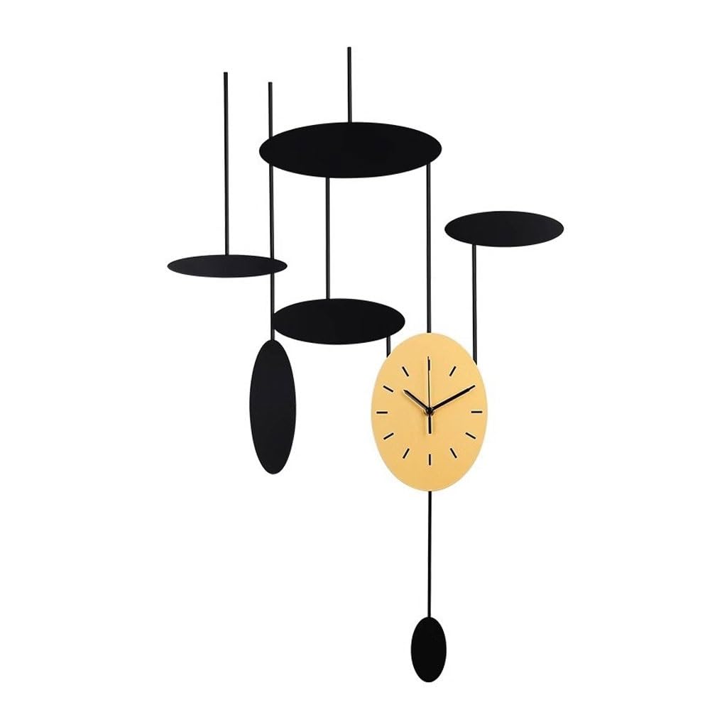 GFHTRELY Wall Clock Fashion Light Luxury Clock Clock Wall Clock Living Room Background Wall Decoration Quartz Clock Creative Home Clock