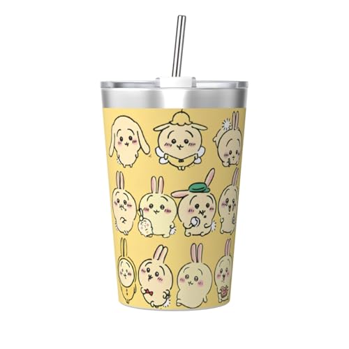 サーモス ちいかわ水筒 360ml真空断熱ダブルウォール 軽量ハンドル付き直飲みsus304食品グレードステンレス製コーヒーカップ 車用保温・保冷カップ 漏れ防止ステンレスコップ アウトドア スポーツ山登り父の日ギフト