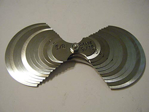 Davis Large Radius Gage Set 9/16