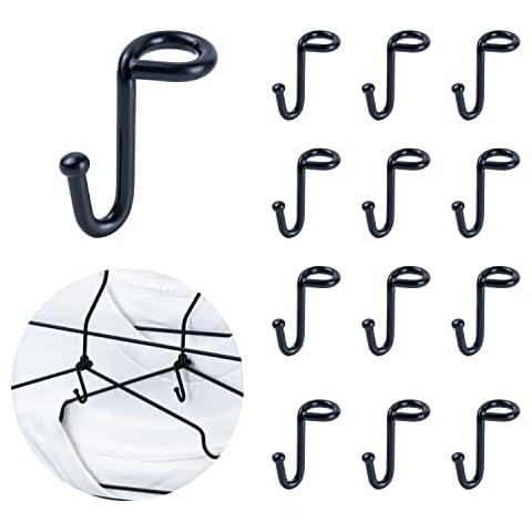 KOOBAY Clothes Hanger Connector Hooks Stable Hanger,36-Pack, Black Metal Outfit Hangers Extender Clips Mini Cascading Hanger Hooks Cover