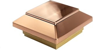 Deckorators 4 in. x 4 in. Victoria Copper Plateau Pressure Treated Post Cap