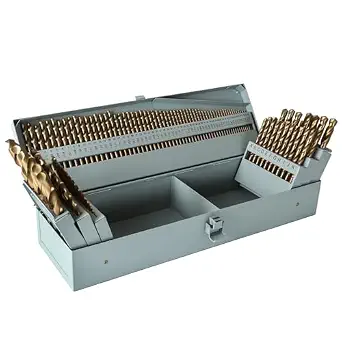 COMOWARE Cobalt Drill Bit Set- 115Pcs M35 High Speed Stee...