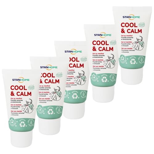 Stanhome Cool Calm Crema calmante y refrescante, Alivia picor y enrojecimiento - Gel con mentol, pomada, frescor instantáneo - Calma picaduras (5)