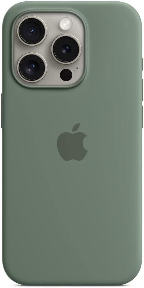 Apple iPhone 15 Pro Silicone Case with MagSafe - Cypress 