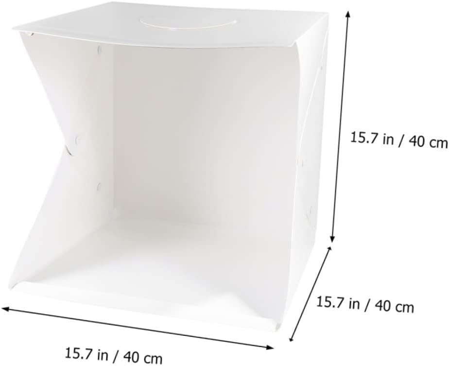 Gadpiparty Brightness Mini Photography Backdrops Tent Led Lights Portable Light Cube Product Shooting Easy to Assemble and Carry