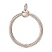 Pandora Moments Medium O Pendant Kettenanhänger in Roségold mit 14 Karat rosévergoldete Metalllegierung aus der Pandora Moments Collection