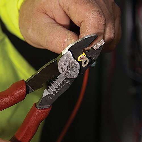 Klein Tools 2005N Wire Cutter, Stripper, Crimper Tool, Strips 10-18 Awg Stranded, Crimps 10-22 Awg Terminals, With Shear Cutter #TOP5